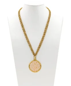 Patricia Nash Nicolina Leather Inset Necklace| Necklaces