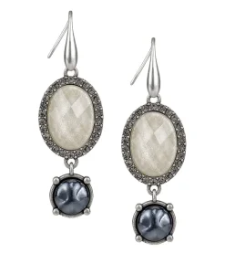 Patricia Nash Oval Double Drop Earrings| Earrings