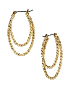 Patricia Nash Oval Rope Twist Hoop Earrings| Earrings