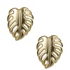 Patricia Nash Palm Leaf Button Earrings| Earrings