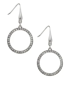 Patricia Nash Pave Circle Drop Earrings| Earrings
