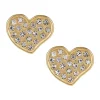 Patricia Nash Pave Heart Earrings| Earrings