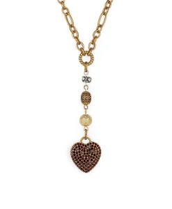 Patricia Nash Pave Heart Y Necklace| Necklaces