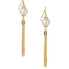 Patricia Nash Pearl Bead Earrings W/ Tassels| Earrings