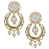 Patricia Nash Pearl Cresent Drop Earrings| Earrings