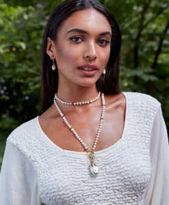 Patricia Nash Pearl Drop Adjustable Necklace| Necklaces