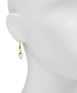 Patricia Nash Pearl Drop Wire Earrings| Earrings