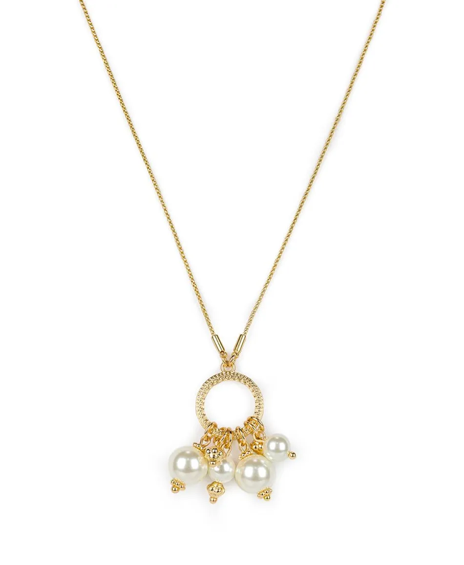 Patricia Nash Pearl Multi Drop Necklace| Necklaces