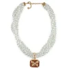 Patricia Nash Pearl Torsade Pendant Necklace| Necklaces