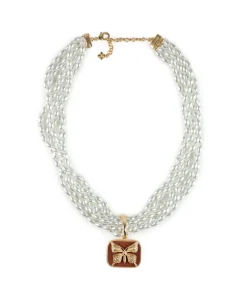 Patricia Nash Pearl Torsade Pendant Necklace| Necklaces