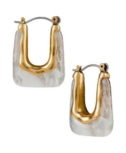 Patricia Nash Rectangle Hoop Earrings| Earrings