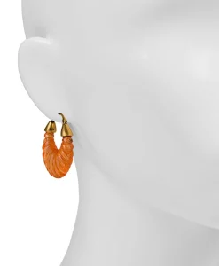 Patricia Nash Resin Hoop Earrings| Earrings