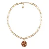 Patricia Nash Round Butterfly Pendant Necklace| Necklaces