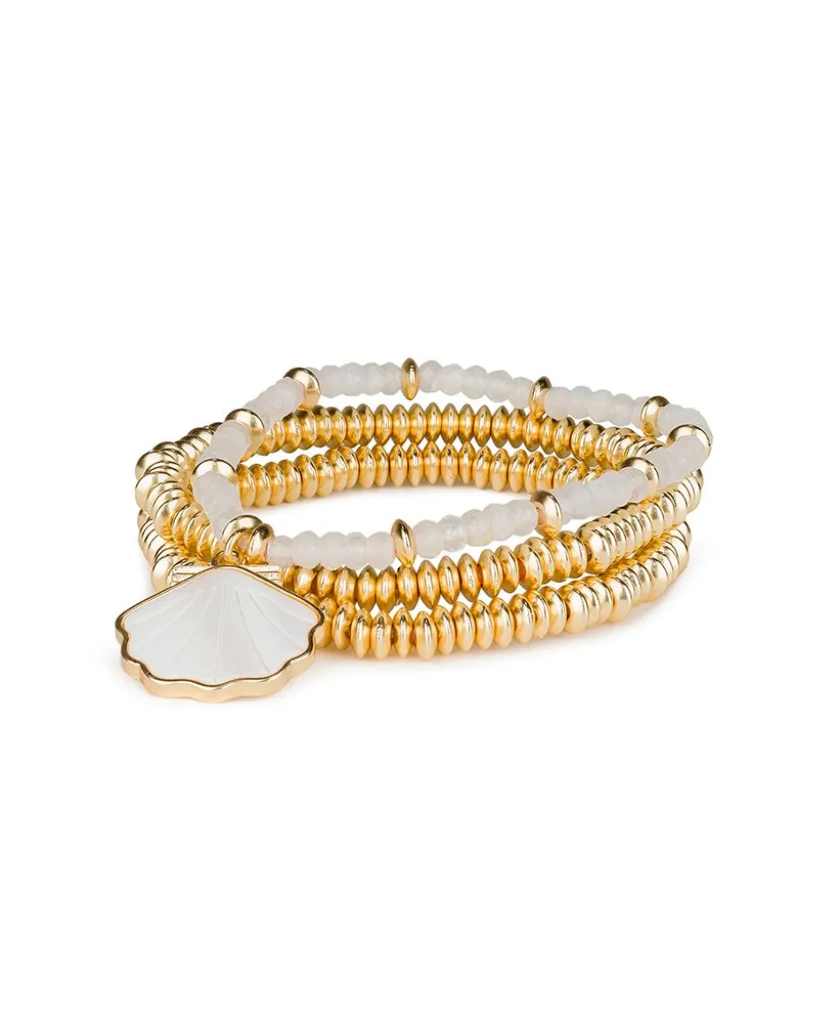 Patricia Nash Shell Stretch Bracelet Set| Bracelets