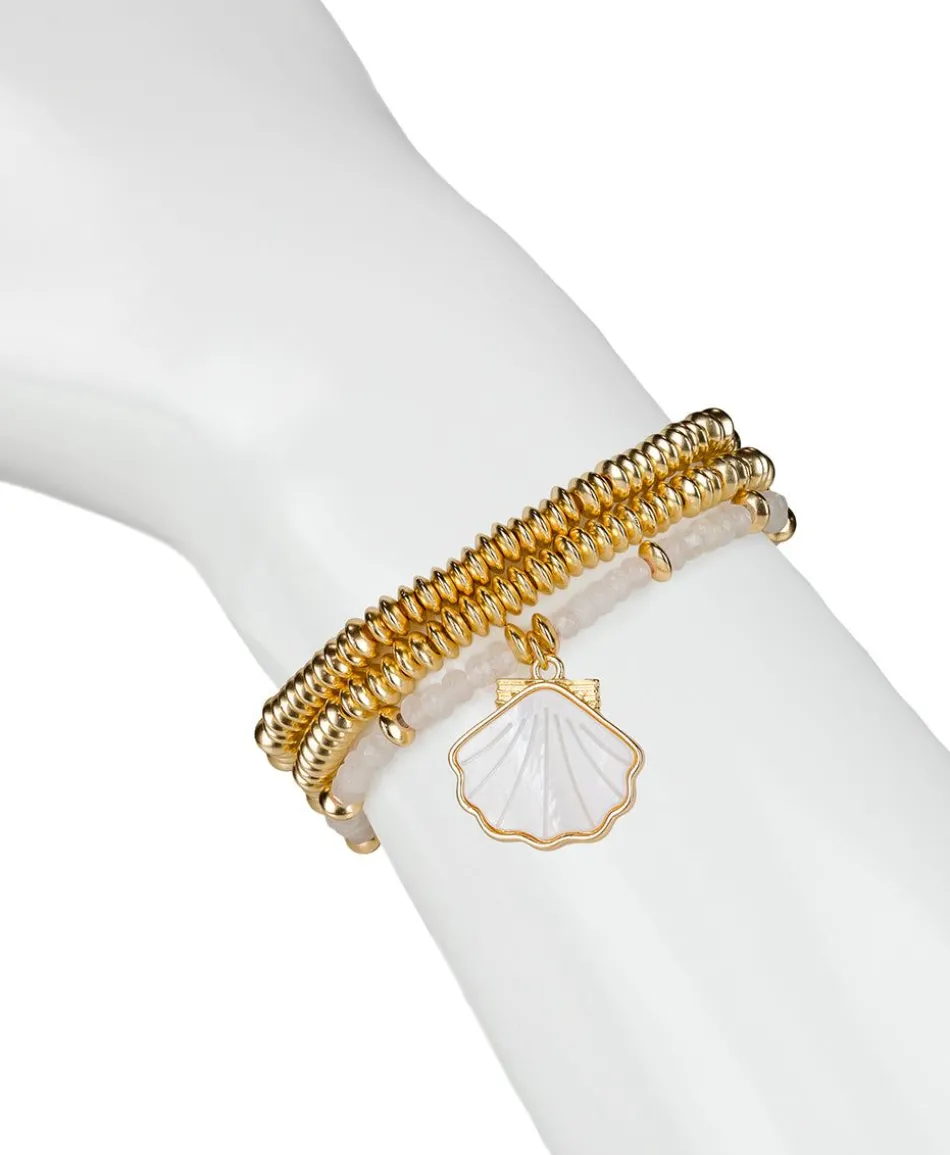 Patricia Nash Shell Stretch Bracelet Set| Bracelets