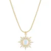 Patricia Nash Sparkle Sun Pendant Necklace| Necklaces