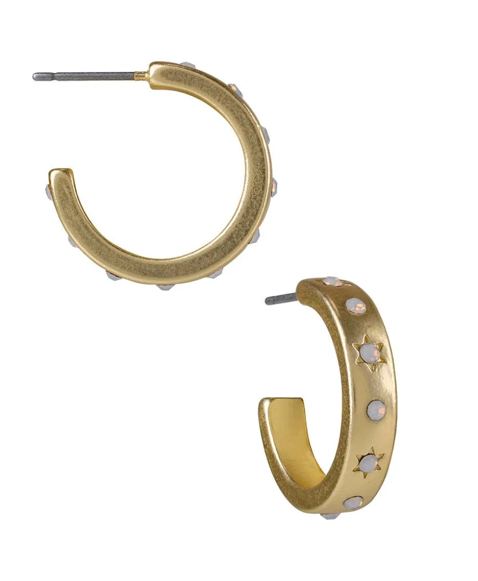 Patricia Nash Star Studded Hoop Earrings| Earrings