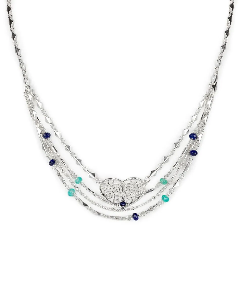 Patricia Nash Strand Heart Necklace| Necklaces