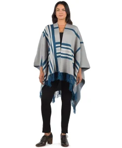 Patricia Nash Striped Shawl| Knitwear
