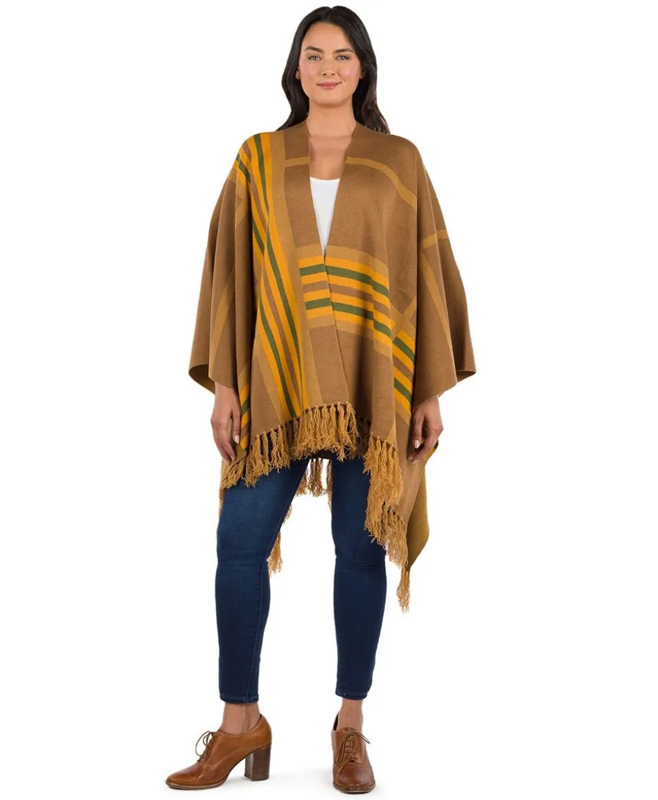 Patricia Nash Striped Shawl| Knitwear