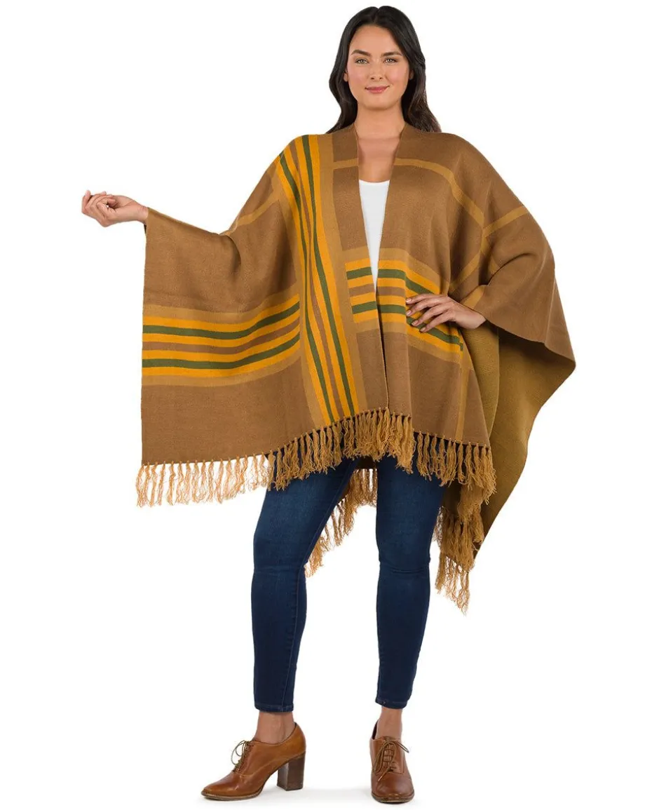 Patricia Nash Striped Shawl| Knitwear