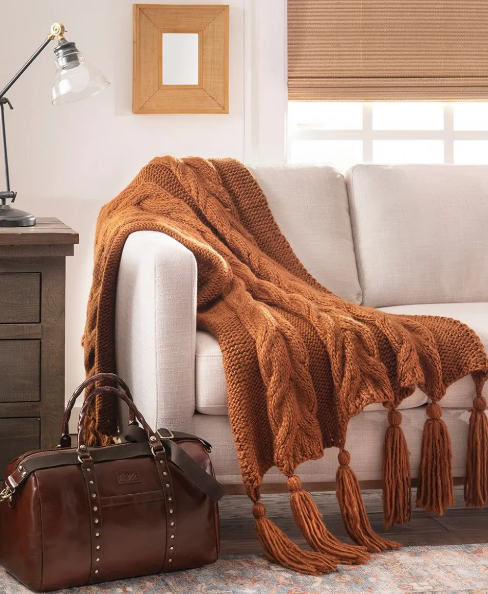 Patricia Nash Tasseled Throw| Throw Blankets