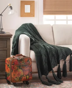 Patricia Nash Tasseled Throw| Throw Blankets