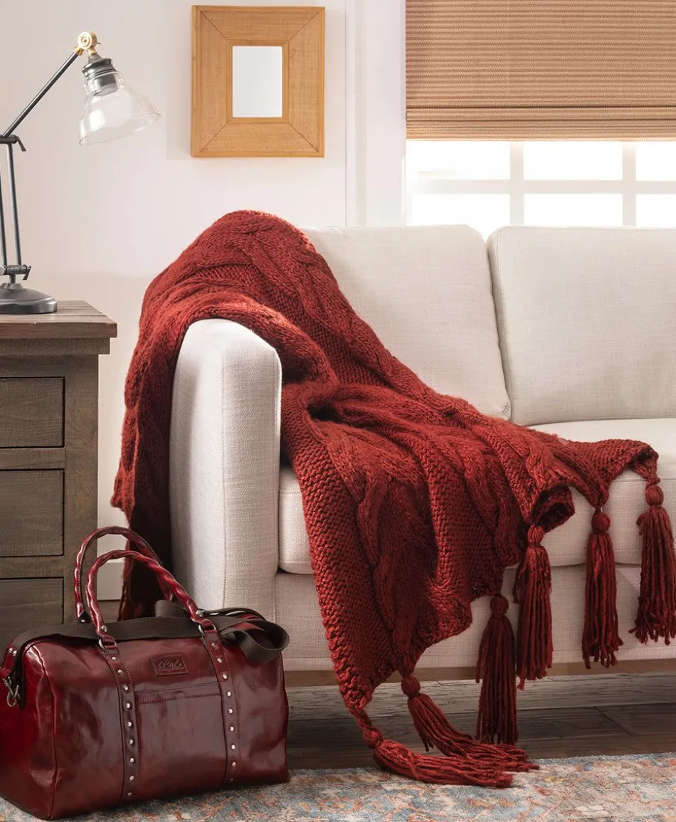 Patricia Nash Tasseled Throw| Throw Blankets