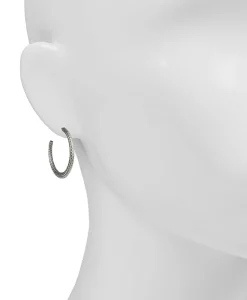 Patricia Nash Textured Knife Edge Hoop Earrings| Earrings
