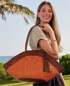 Patricia Nash Trope Dome Tote With Tassel| Totes