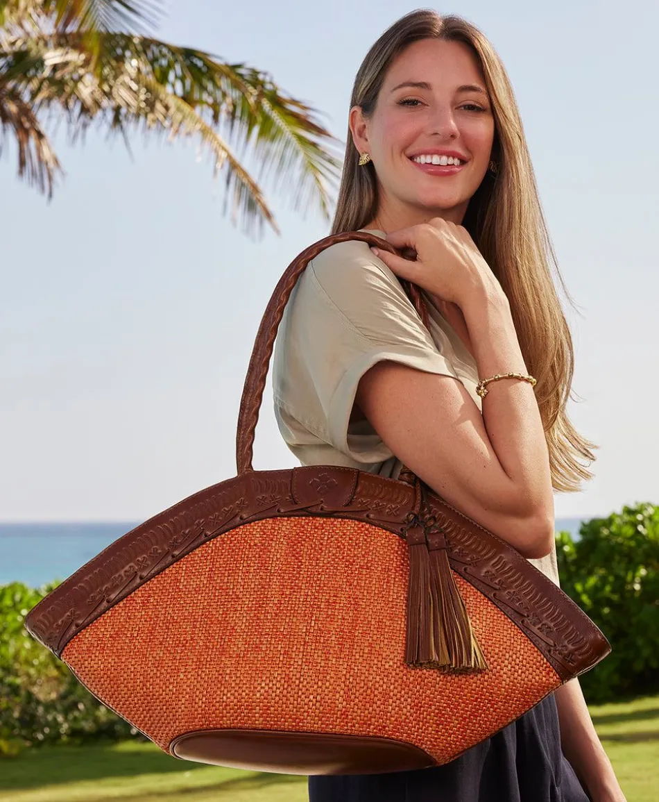 Patricia Nash Trope Dome Tote With Tassel| Totes