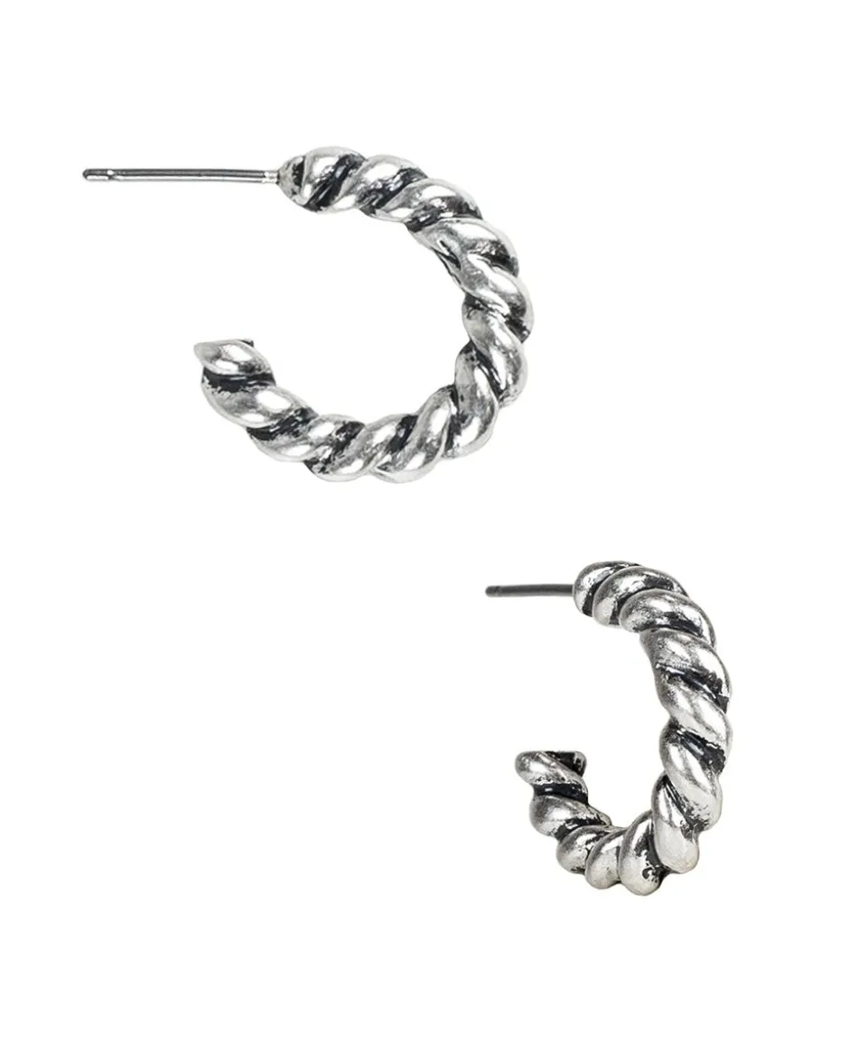 Patricia Nash Twist Rope Hoops| Earrings