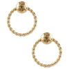 Patricia Nash Twisted Rope Doorknocker Post Earrings| Earrings