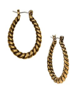 Patricia Nash Twisted Rope Hoop Earrings| Earrings