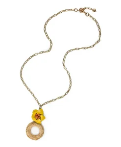 Patricia Nash Valentina Flower Pendant Necklace| Necklaces